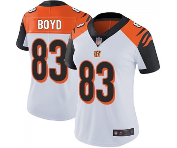 Nike Bengals #83 Tyler Boyd White Women's Stitched NFL Vapor Untouchable Limited Jersey