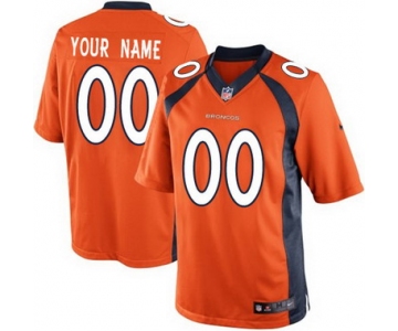 Kids' Nike Denver Broncos Customized 2013 Orange Limited Jersey