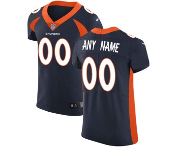 Mens Denver Broncos Nike Blue Vapor Untouchable Custom Elite Jersey