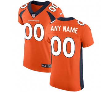 Men's Denver Broncos Nike Orange Vapor Untouchable Custom Elite Jersey