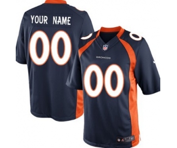 Men's Nike Denver Broncos Customized Blue Limited Jersey
