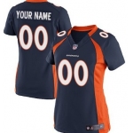Women's Nike Denver Broncos Customized Blue Limited Jersey