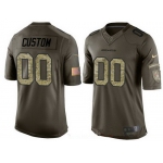 Youth Denver Broncos Custom Olive Camo Salute To Service Veterans Day NFL Nike Limited Jersey