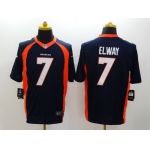 Nike Denver Broncos #7 John Elway 2013 Blue Limited Jersey