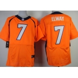 Nike Denver Broncos #7 John Elway 2013 Orange Elite Jersey