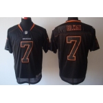 Nike Denver Broncos #7 John Elway Lights Out Black Elite Jersey