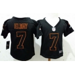 Nike Denver Broncos #7 John Elway Lights Out Black Toddlers Jersey