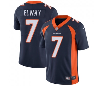 Nike Denver Broncos #7 John Elway Navy Blue Alternate Men's Stitched NFL Vapor Untouchable Limited Jersey