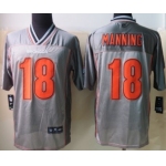 Nike Denver Broncos #18 Peyton Manning 2013 Gray Vapor Elite Jersey