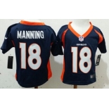 Nike Denver Broncos #18 Peyton Manning Blue Toddlers Jersey
