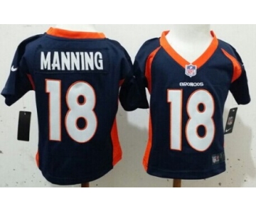 Nike Denver Broncos #18 Peyton Manning Blue Toddlers Jersey