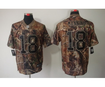 Nike Denver Broncos #18 Peyton Manning Realtree Camo Elite Jersey