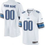 Men's Nike Detroit Lions Customized White Limited Jersey