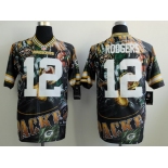 Nike Green Bay Packers #12 Aaron Rodgers 2014 Fanatic Fashion Elite Jersey