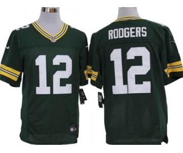 Nike Green Bay Packers #12 Aaron Rodgers Green Limited Jersey