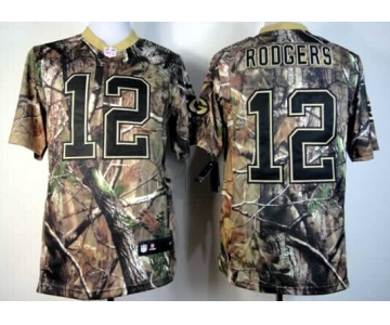 Nike Green Bay Packers #12 Aaron Rodgers Realtree Camo Elite Jersey