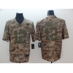 Nike Packers 12 Aaron Rodgers Camo Salute To Service Limited Jersey