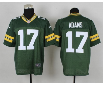 Nike Green Bay Packers #17 Davante Adams Green Elite Jersey