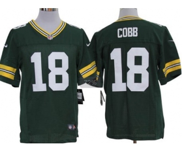 Nike Green Bay Packers #18 Randall Cobb Green Limited Jersey