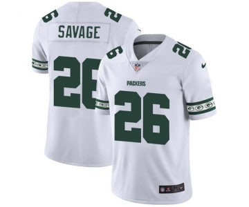 Green Bay Packers #26 Darnell Savage Jr Nike White Team Logo Vapor Limited NFL Jersey