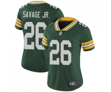 Packers #26 Darnell Savage Jr. Green Team Color Women's Stitched Football Vapor Untouchable Limited Jersey