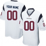 Kids' Nike Houston Texans Customized White Game Jersey
