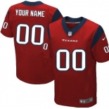 Men's Nike Houston Texans Customized Red Elite Jersey
