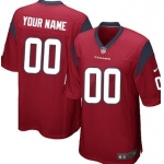 Men's Nike Houston Texans Customized Red Game Jersey