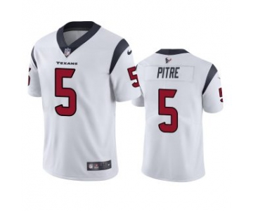 Men's Houston Texans #5 Jalen Pitre White Vapor Untouchable Limited Stitched Jersey