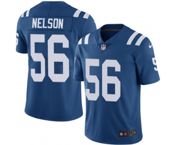 Nike Colts #56 Quenton Nelson Royal Blue Youth Stitched NFL Limited Rush Jersey