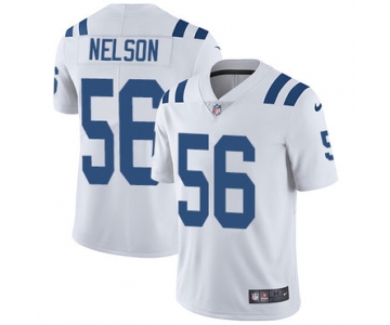 Nike Indianapolis Colts #56 Quenton Nelson White Men's Stitched NFL Vapor Untouchable Limited Jersey
