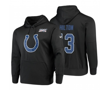 Indianapolis Colts #13 T.Y. Hilton Nike NFL 100 Primary Logo Circuit Name & Number Pullover Hoodie Anthracite