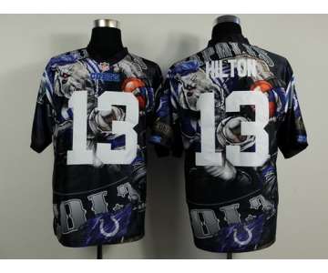 Nike Indianapolis Colts #13 T.Y. Hilton 2014 Fanatic Fashion Elite Jersey