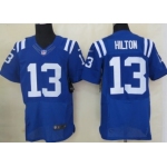 Nike Indianapolis Colts #13 T.Y. Hilton Blue Elite Jersey