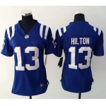 Women's Indianapolis Colts #13 T.Y. Hilton Royal Blue Team Color NFL Nike Game Jersey