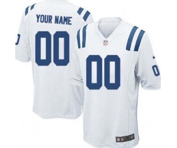 Men's Nike Indianapolis Colts Customized White Game Jersey