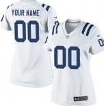 Women's Nike Indianapolis Colts Customized White Limited Jersey