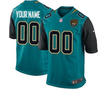 Kids' Nike Jacksonville Jaguars Customized 2013 Green Game Jersey