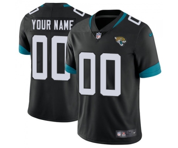 Men's Custom Nike Jacksonville Jaguars Black New 2018 Vapor Untouchable Limited Jersey