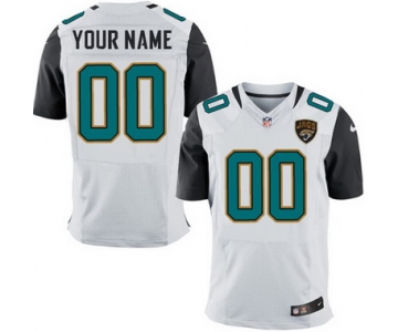 Men's Nike Jacksonville Jaguars Customized 2013 White Elite Jersey