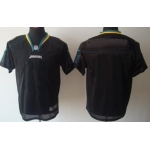 Men's Nike Jacksonville Jaguars Customized Lights Out Black Elite Jersey