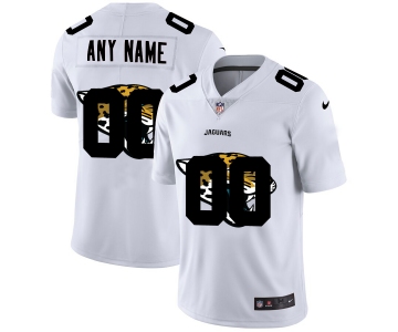 Nike Jacksonville Jaguars Customized White Team Big Logo Vapor Untouchable Limited Jersey