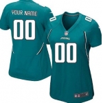 Women's Nike Jacksonville Jaguars Customized Green Game Jersey