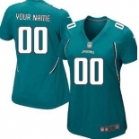 Women's Nike Jacksonville Jaguars Customized Green Game Jersey