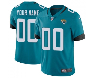 Youth Nike Jacksonville JaguarsJacksonville Teal Green Team Color Stitched Custom NFL Vapor Untouchable Limited Jersey