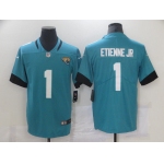 Men's Jacksonville Jaguars #1 Travis Etienne Jr Blue 2021 Vapor Untouchable Stitched NFL Nike Limited Jersey