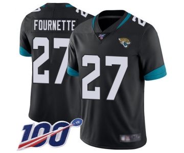 Jaguars #27 Leonard Fournette Black Team Color Men's Stitched Football 100th Season Vapor Limited Jersey