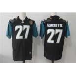 Men's Jacksonville Jaguars #27 Leonard Fournette Black 2017 Vapor Untouchable Stitched NFL Nike Limited Jersey