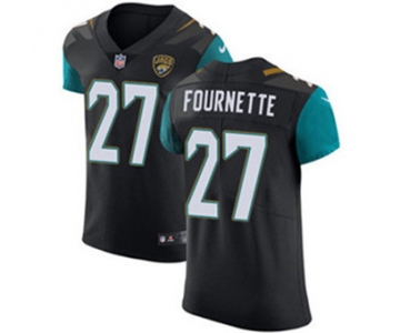 Men's Nike Jacksonville Jaguars #27 Leonard Fournette Black Alternate Stitched NFL Vapor Untouchable Elite Jersey