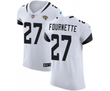 Nike Jacksonville Jaguars #27 Leonard Fournette White Men's Stitched NFL Vapor Untouchable Elite Jersey